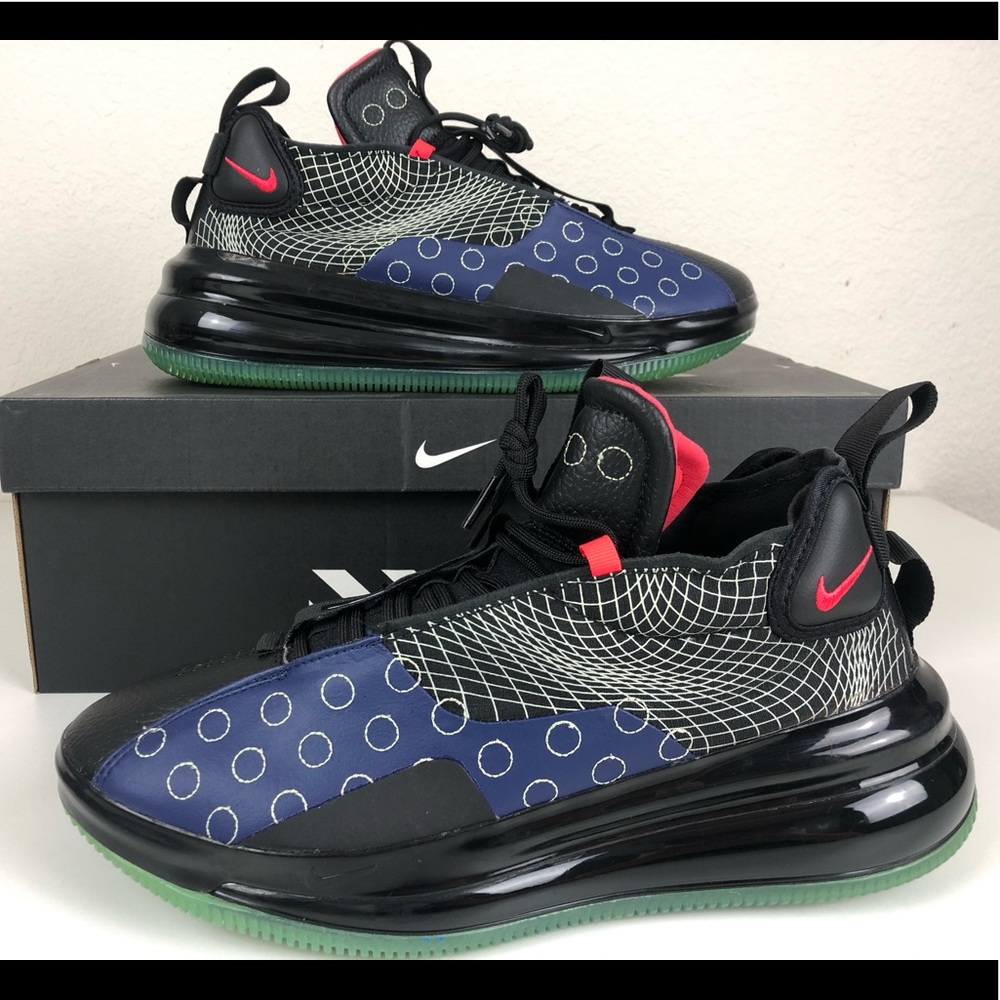 Nike Air Max 720 Waves Blue Void/Red Orbit-Black